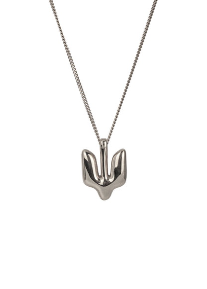 Silver Pendant Trident small
