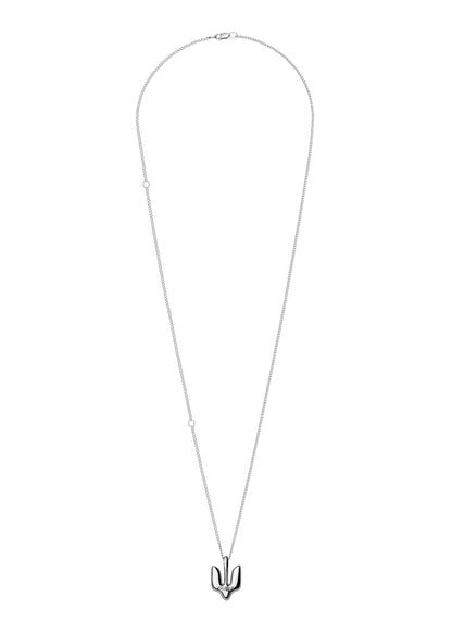 Silver Pendant Trident small