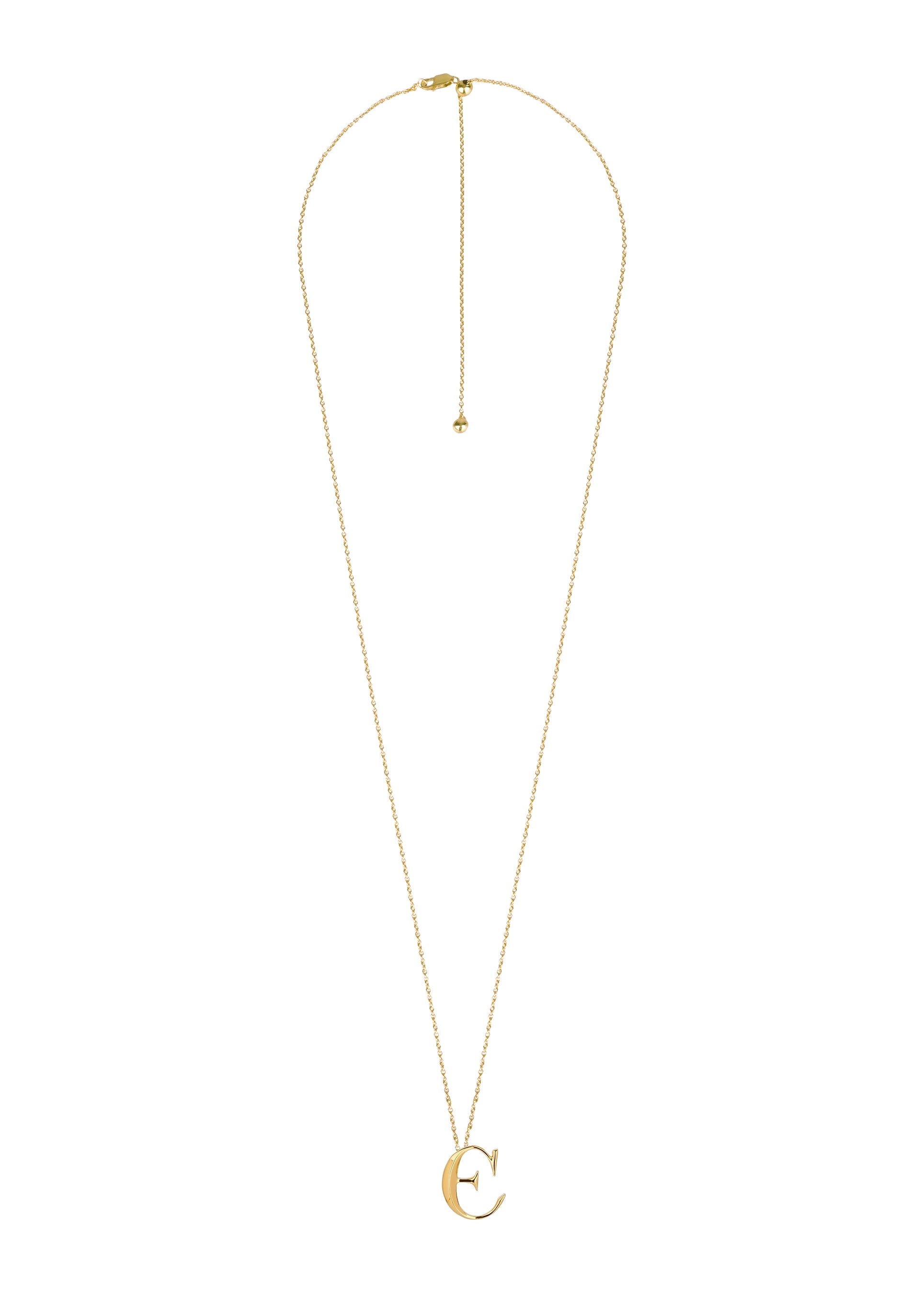 Narbut Pendant «Є» Gold-Plated slide 2