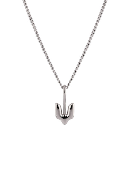 Silver Pendant Trident for children