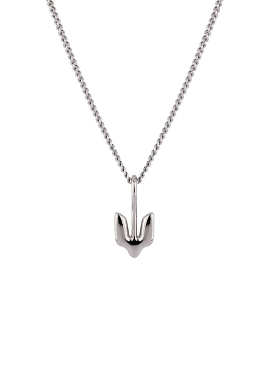 Silver Pendant Trident for children