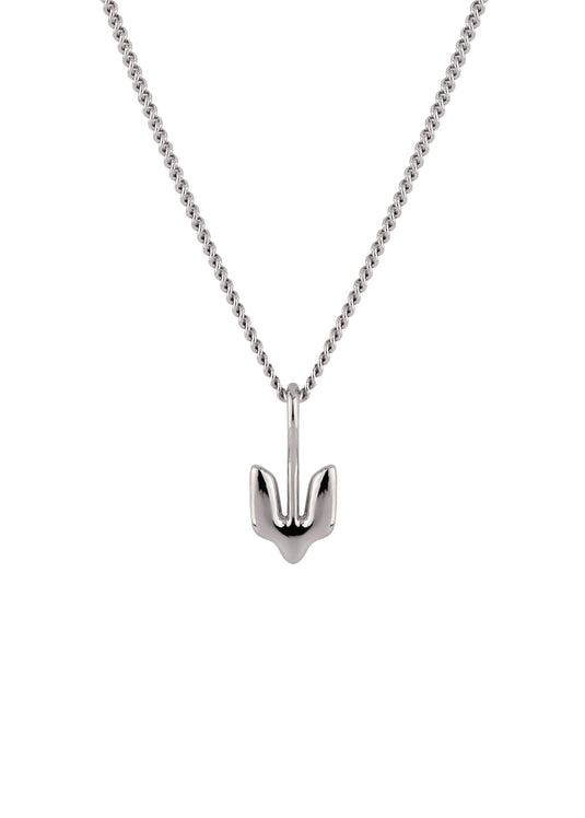 Silver Pendant Trident for children