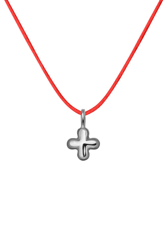 Silver Cross Pendant for children