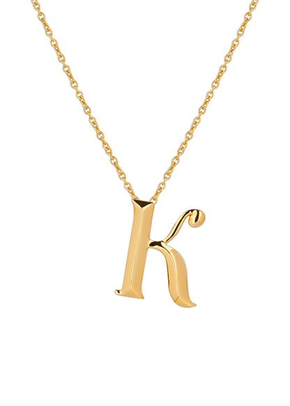 Narbut Pendant «К» Gold-Plated