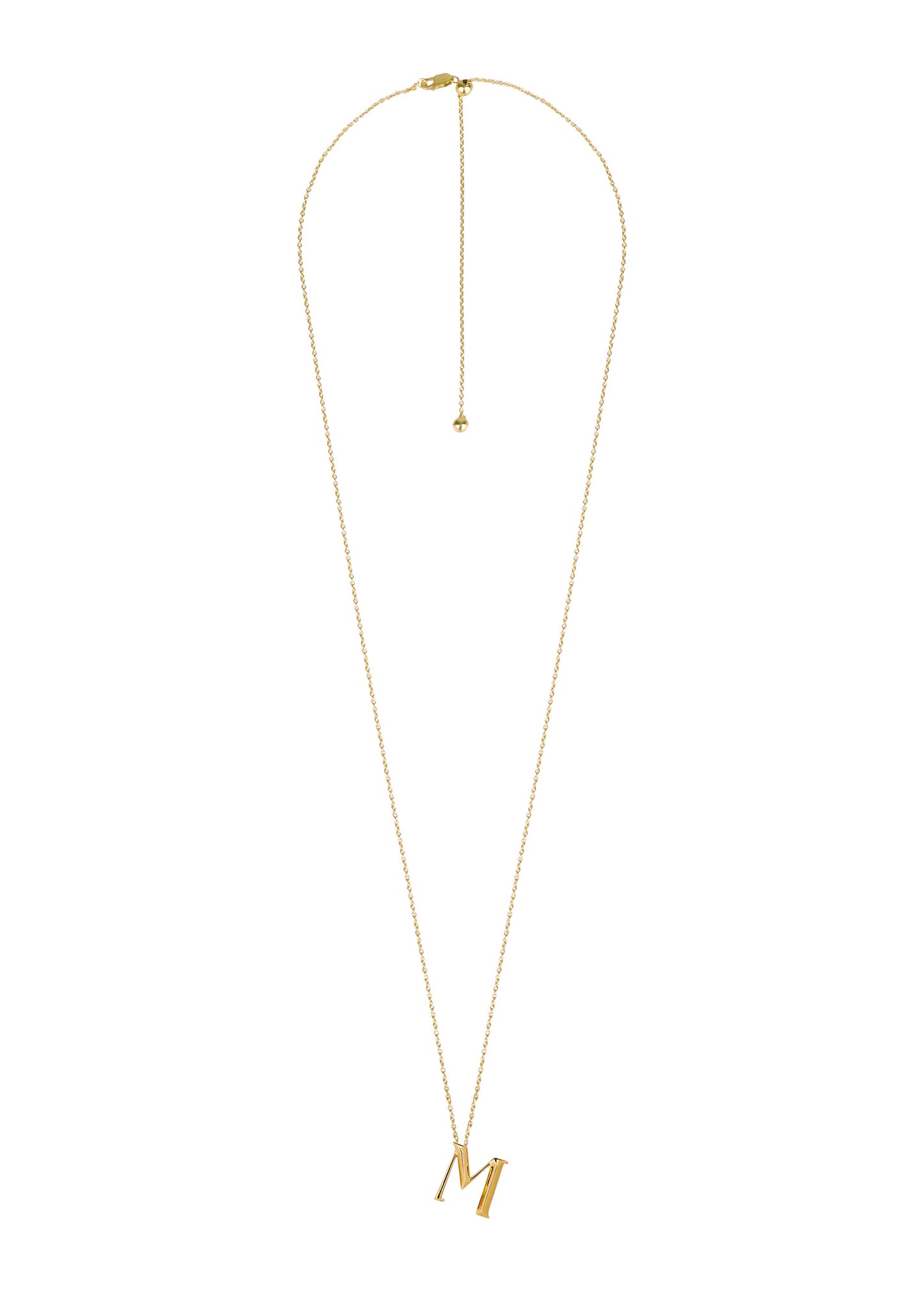 Narbut Pendant «М» Gold-Plated