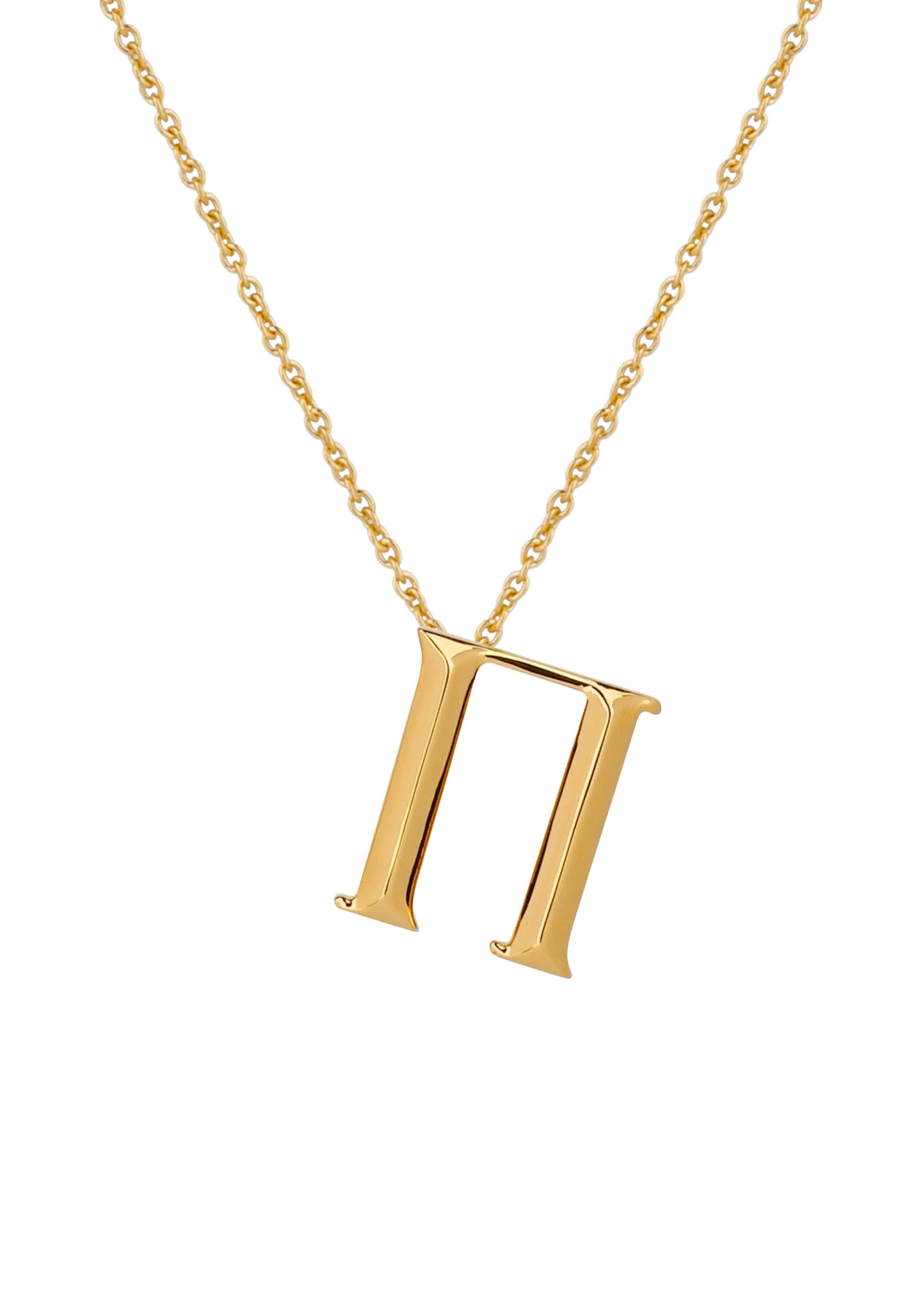 Narbut Pendant «П» Gold-Plated