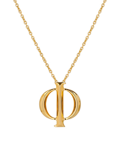 Narbut Pendant «Ф» Gold-Plated