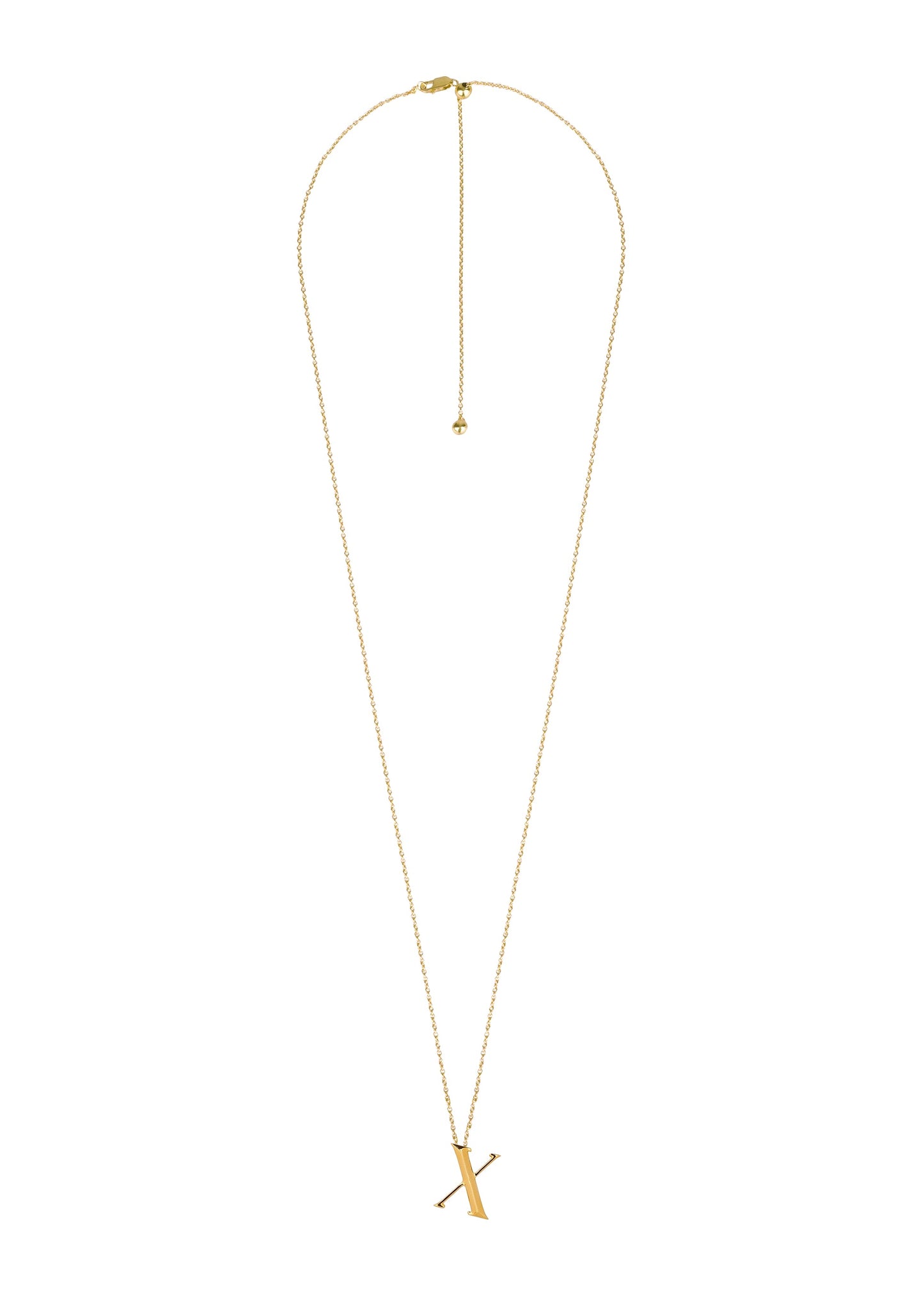 Narbut Pendant «Х» Gold-Plated