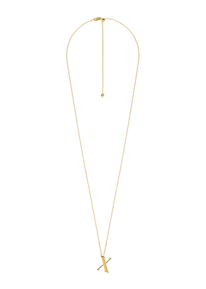 Narbut Pendant «Х» Gold-Plated