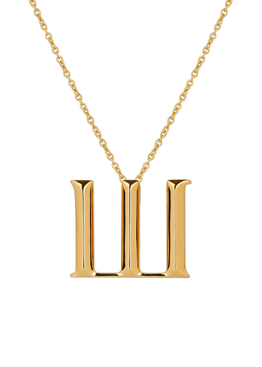 Narbut Pendant «Ш» Gold-Plated