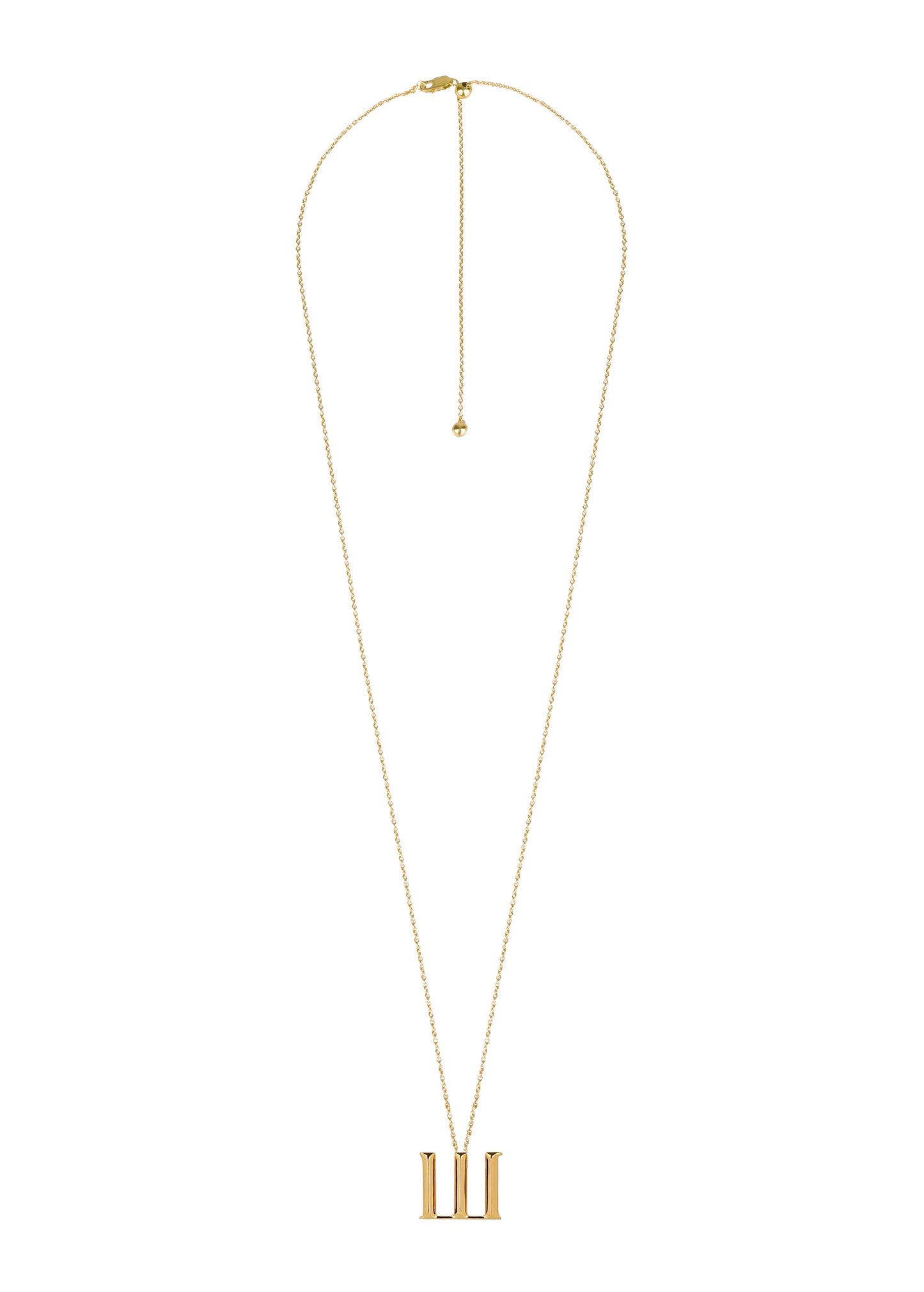 Narbut Pendant «Ш» Gold-Plated