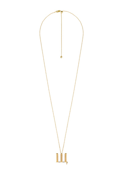 Narbut Pendant «Щ» Gold-Plated