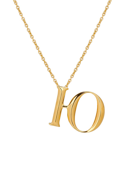 Narbut Pendant «Ю» Gold-Plated
