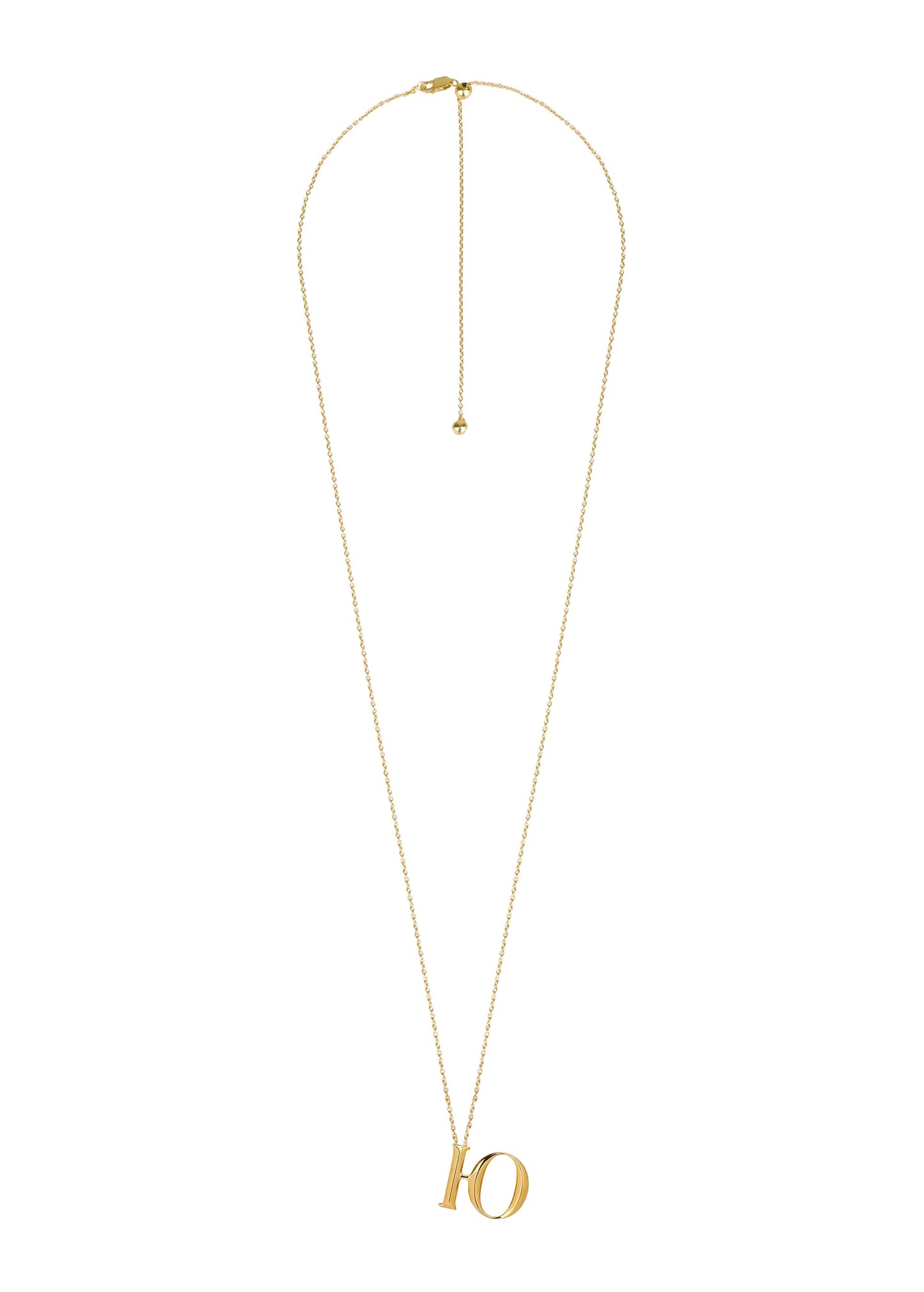 Narbut Pendant «Ю» Gold-Plated