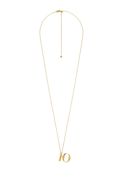 Narbut Pendant «Ю» Gold-Plated