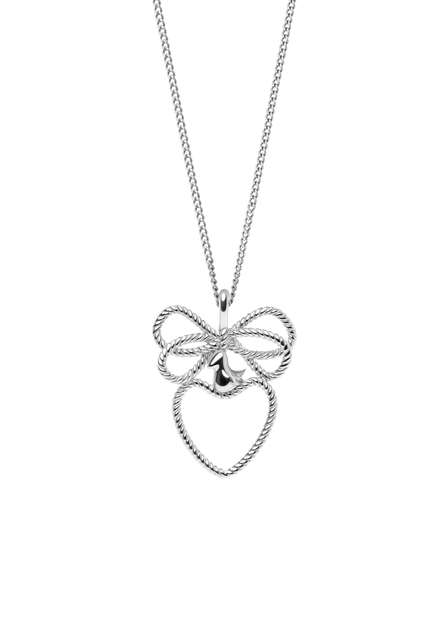 Rhodium-Plated Yahnusok Pendant small