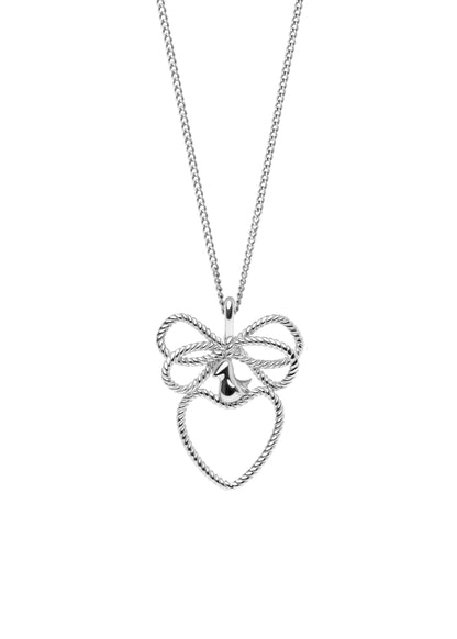 Rhodium-Plated Yahnusok Pendant small