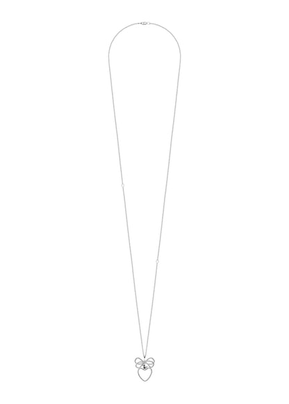 Rhodium-Plated Yahnusok Pendant large