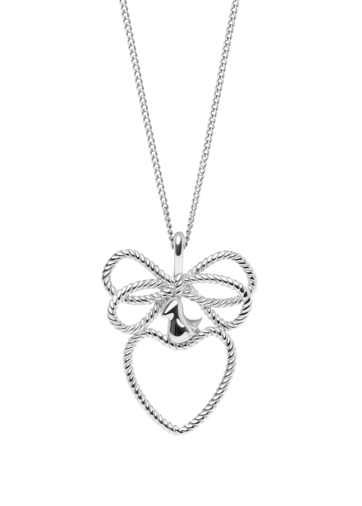 Rhodium-Plated Yahnusok Pendant large