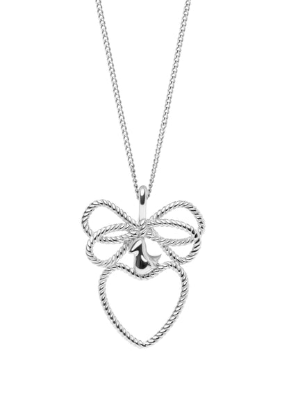 Rhodium-Plated Yahnusok Pendant large