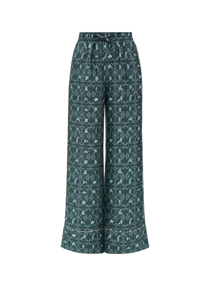Silk Pants Vechornytsi in Dark