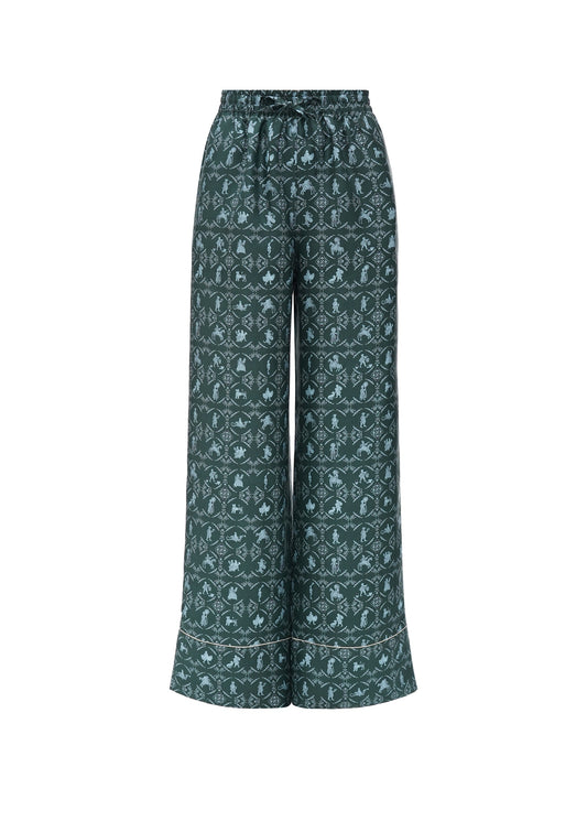 Silk Pants Vechornytsi in Dark