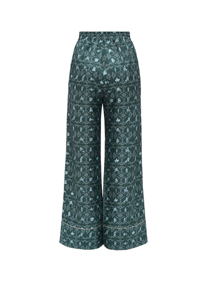 Silk Pants Vechornytsi in Dark