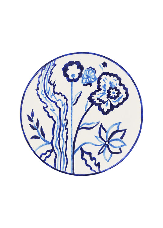 Ceramic plate INDIGO
