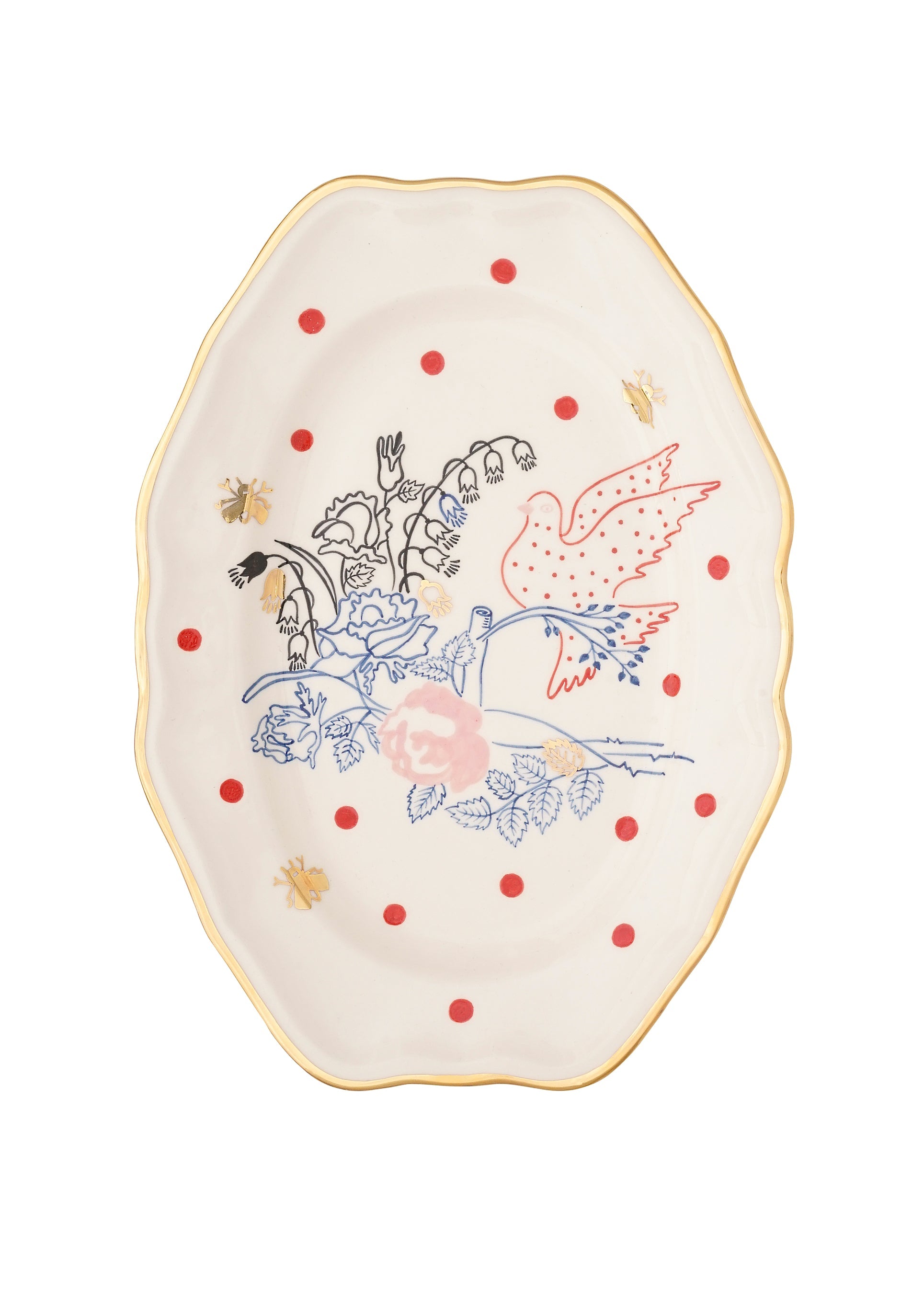 Dove Ornate Plate slide 1