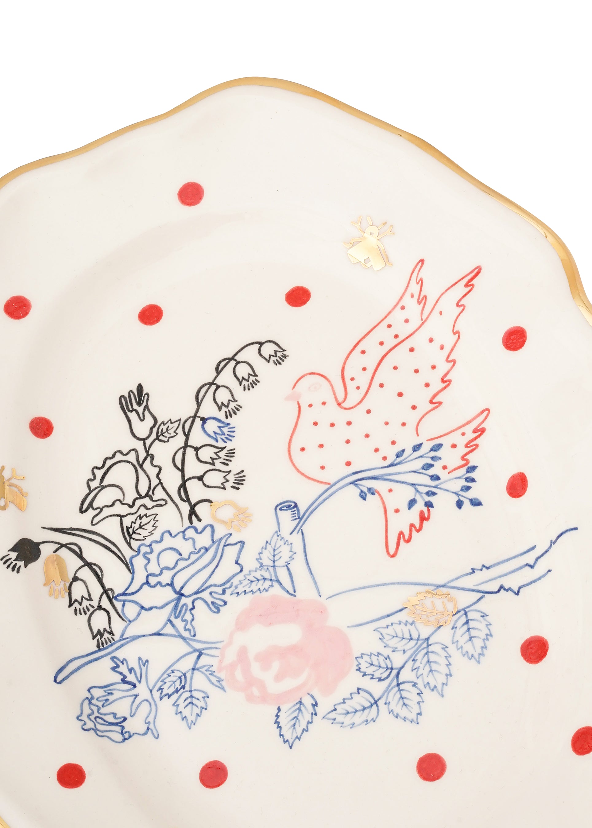 Dove Ornate Plate slide 3