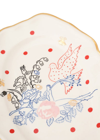 Dove Ornate Plate