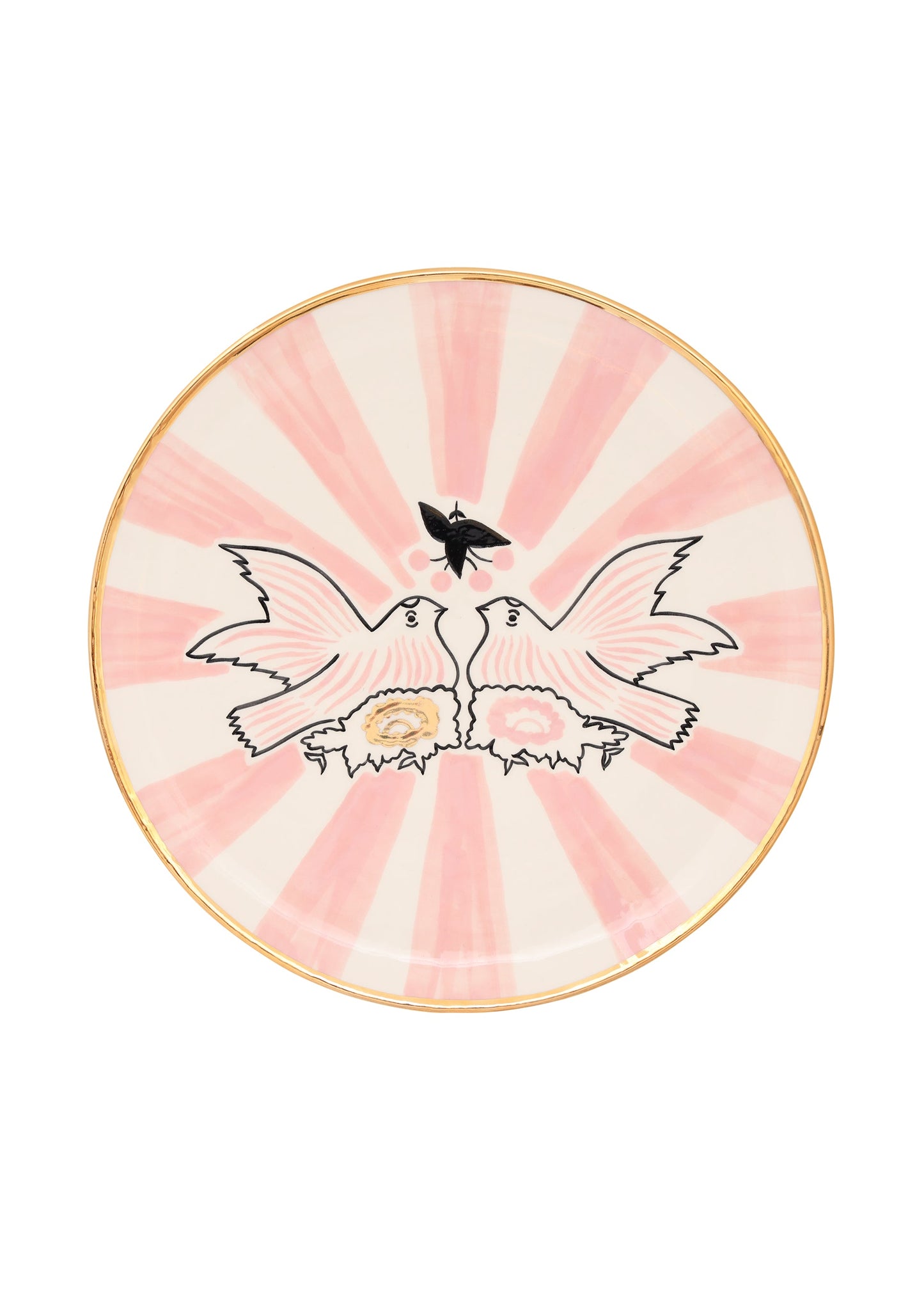 Birdsong Round Plate