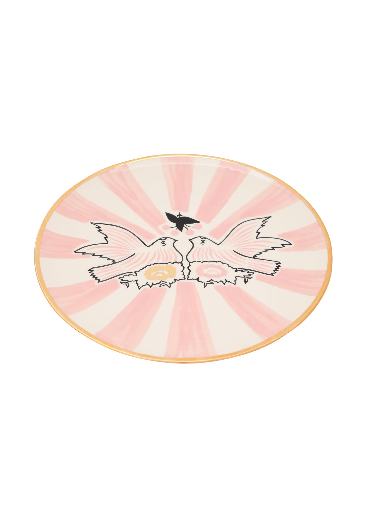 Birdsong Round Plate