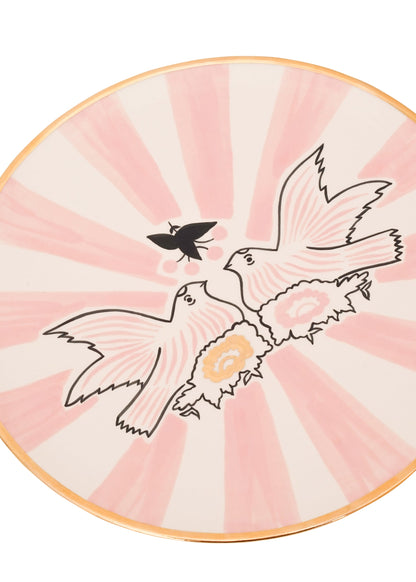 Birdsong Round Plate