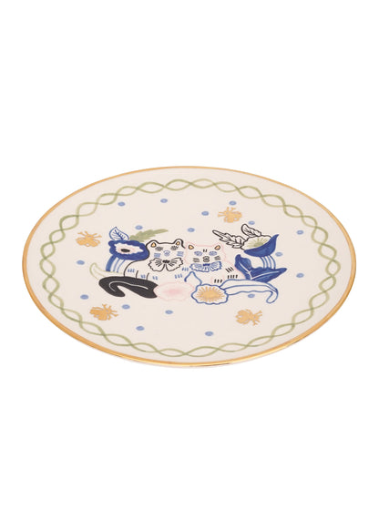 Kitties Round Plate