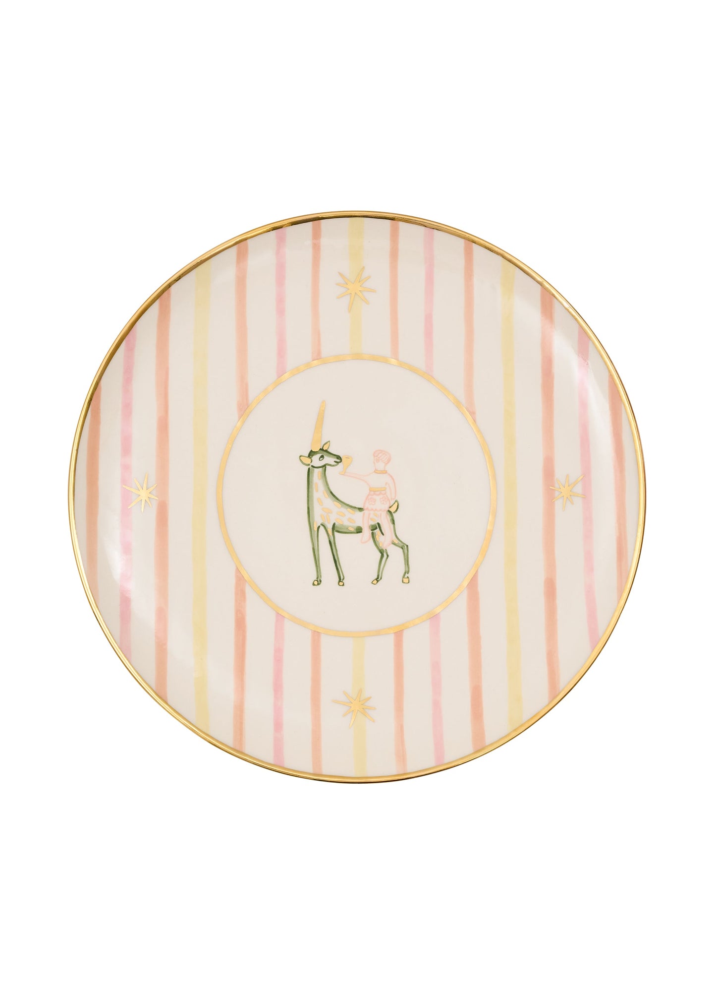Unicorn Plate in Pink