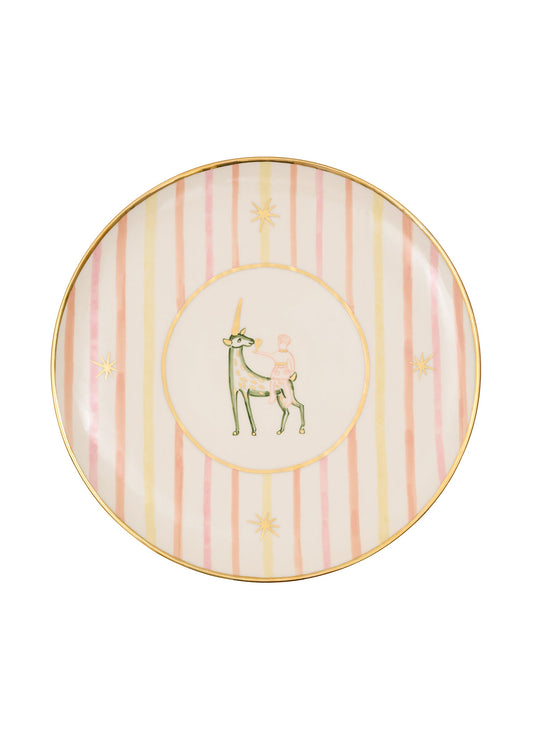 Unicorn Plate in Pink