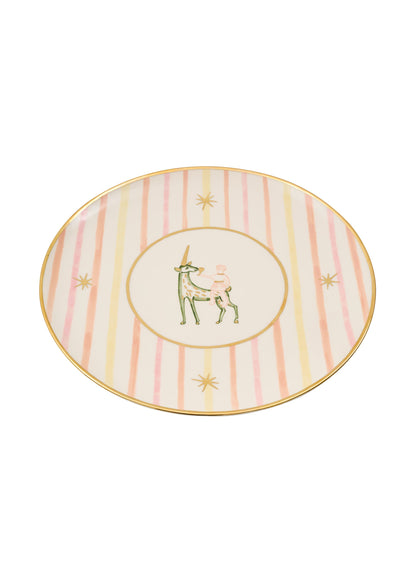 Unicorn Plate in Pink