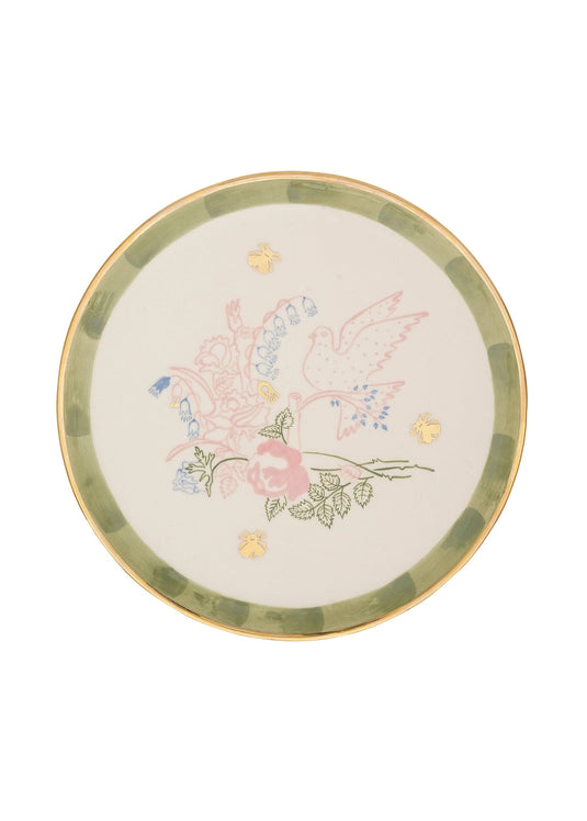 Dove Round Plate 24 cm