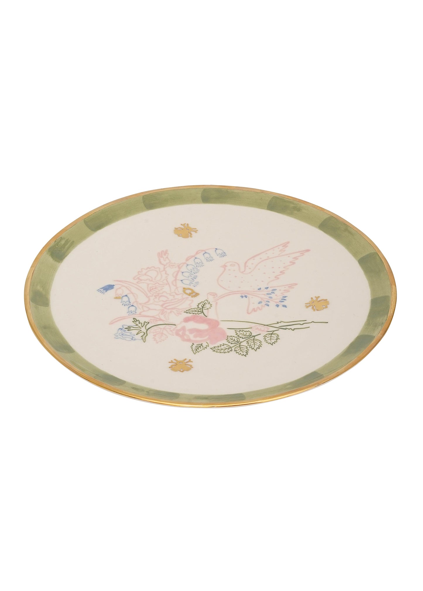 Dove Round Plate 24 cm
