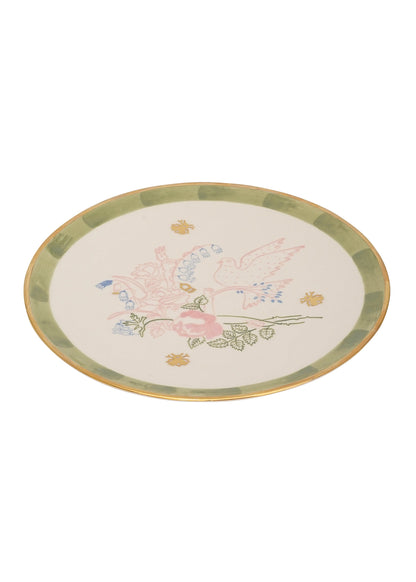 Dove Round Plate 24 cm