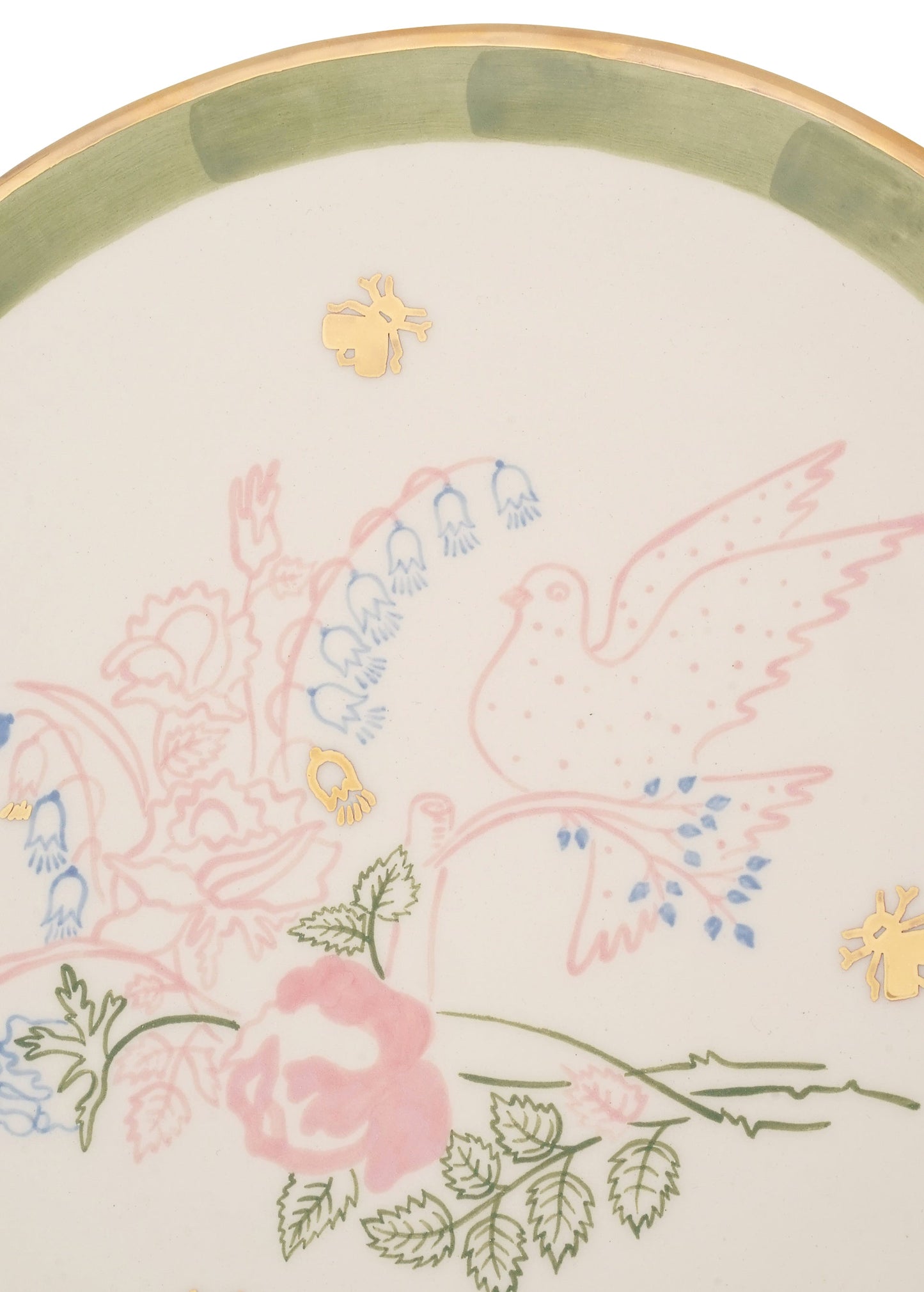 Dove Round Plate 24 cm