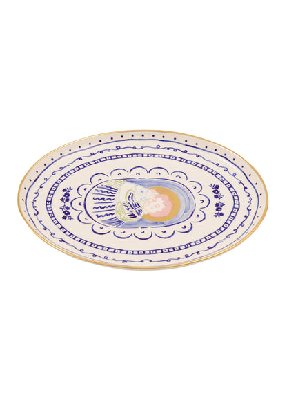 Ivan with Lamb Oval Plate