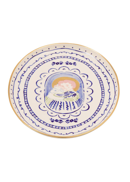 Ivan with Lamb Oval Plate