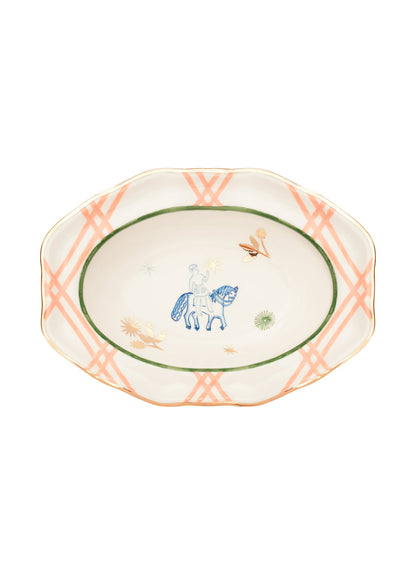 Horseman Plate with Stars