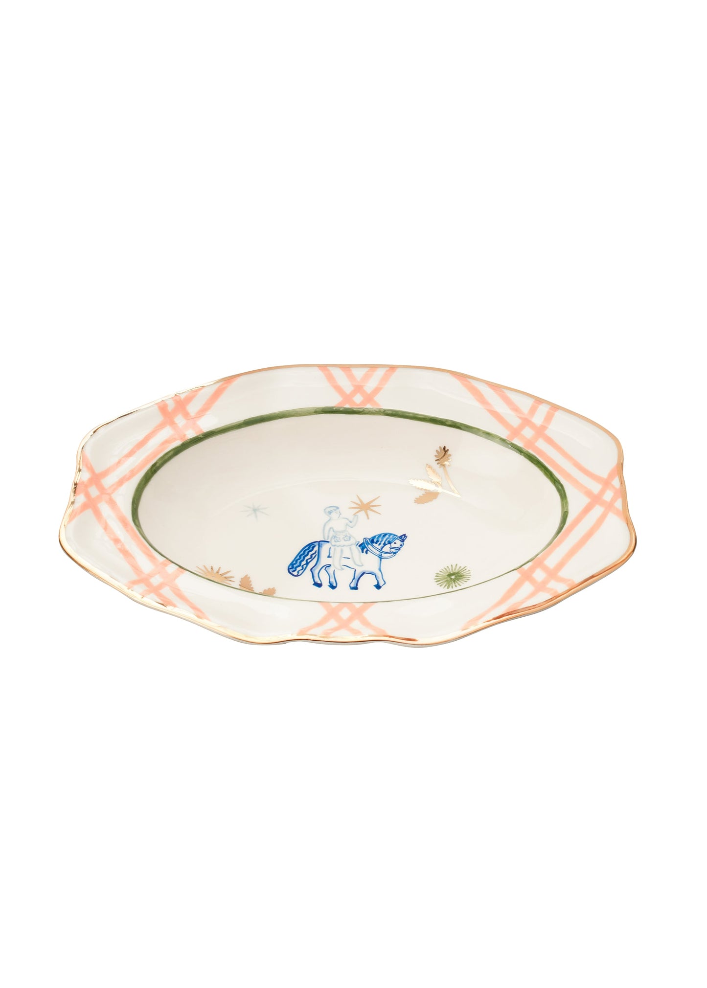 Horseman Plate with Stars