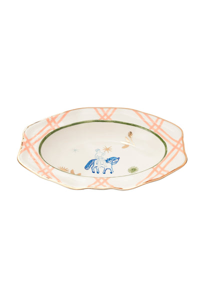 Horseman Plate with Stars