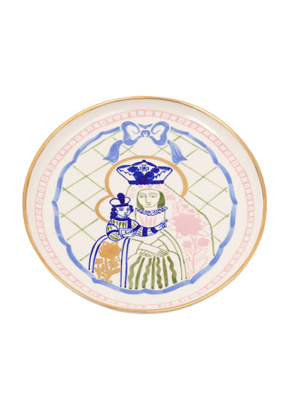 Virgin and Child Oval Plate