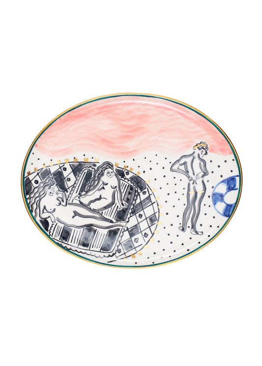 Beach Oval Plate