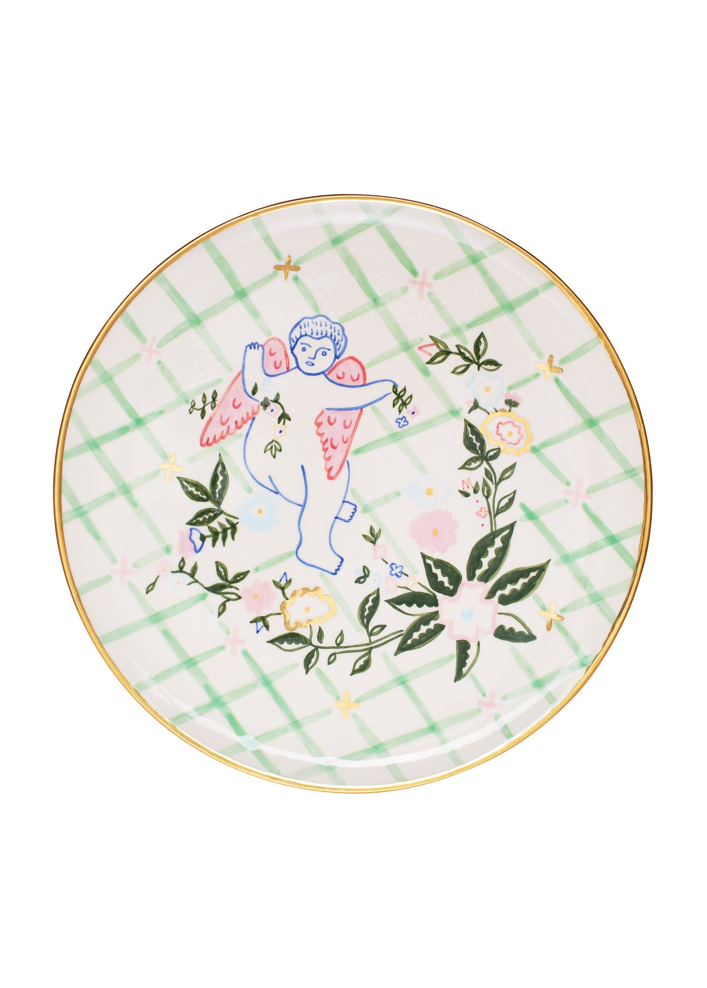 Plate with Angel
